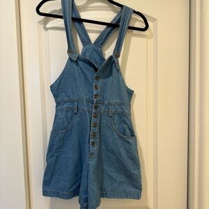 Short Jean overalls